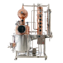 Vodka still 200L 300L still distillation machine alembic copper  alcohol recovery column distillation with carbon filter